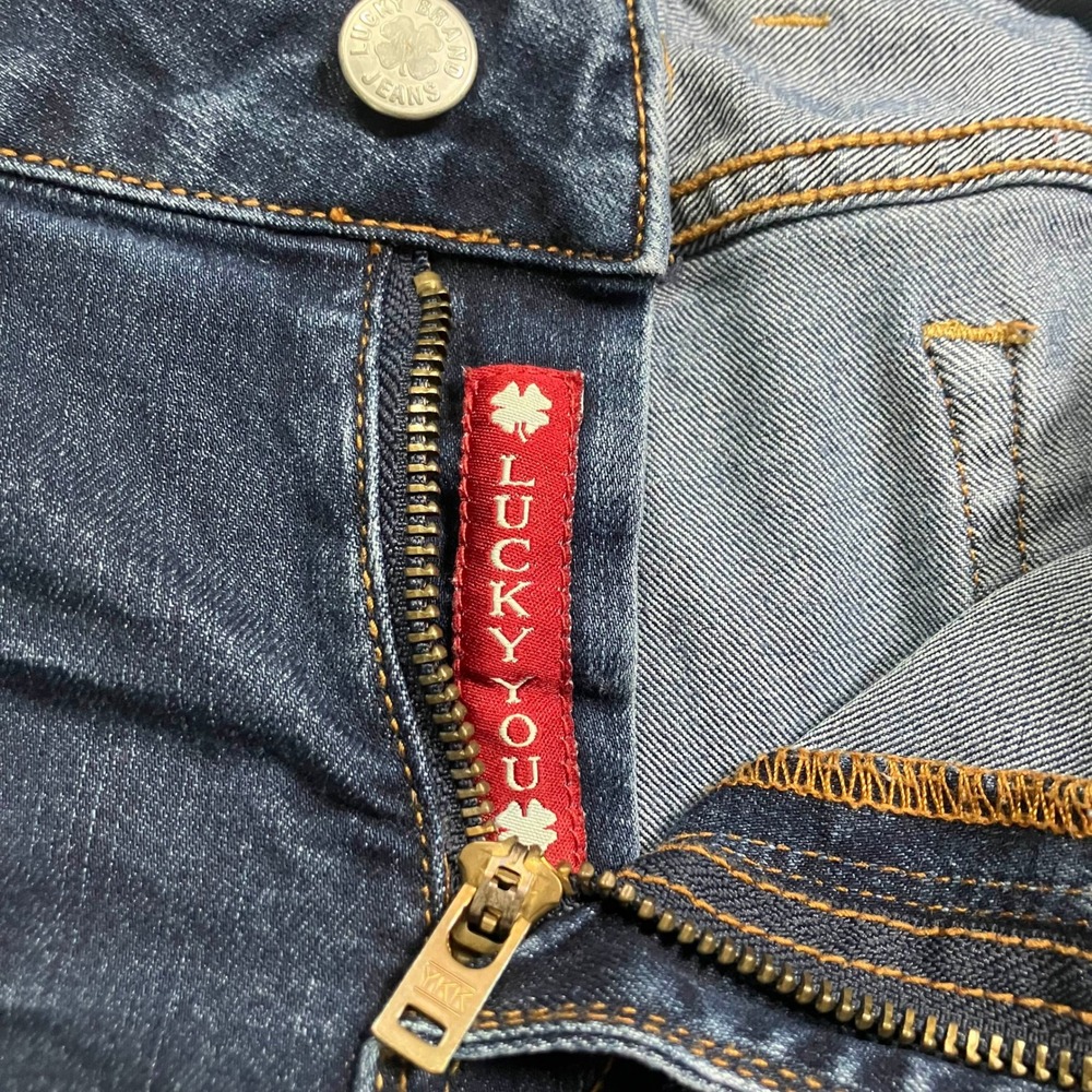 Lucky Brand Lola Straight Jeans Womens 10 30 Blue Denim Classic Fit - Picture 9 of 14